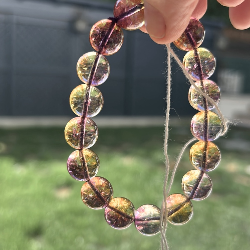 RARE SUPER SEVEN!!!Elegant Beaded Bracelet. Great example of this gemstone.💎 - Picture 3 of 7
